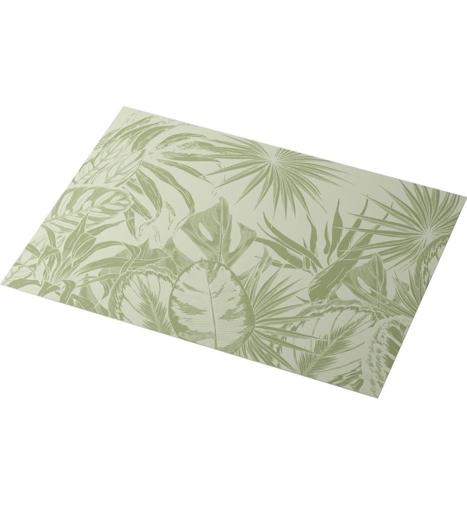 Duni - Set de table Tropical Vibes 250 pièces, 40 cm x 30 cm, Vert