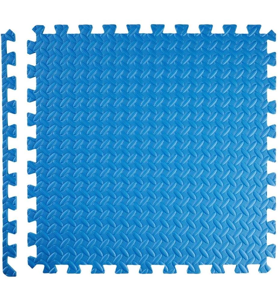 Bodenschutzmatte 12-tlg - blau