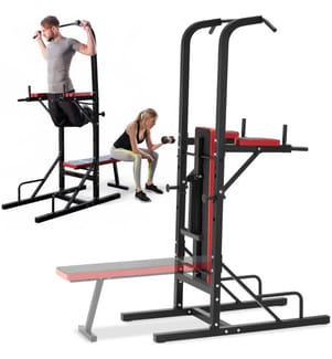 Kraftstation Reeves 180x95x210 cm - schwarz