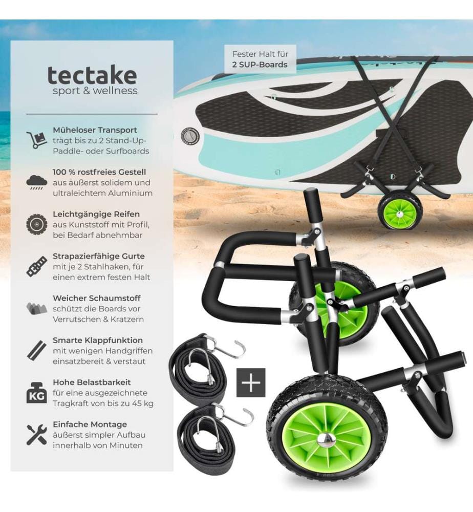 Surfboard Transportwagen WaveWheel - doppel