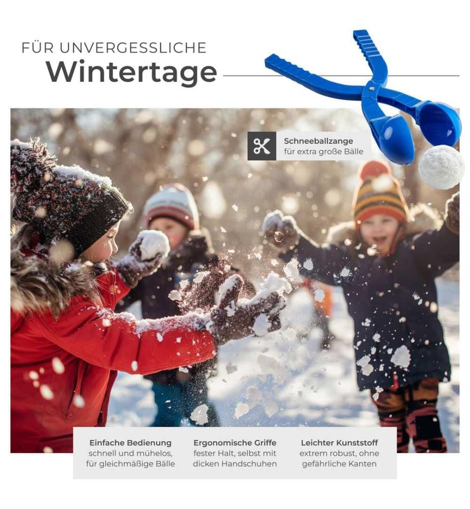 Holzschlitten Jeffrey, klappbar mit Zugseil, Schneeballzange - braun