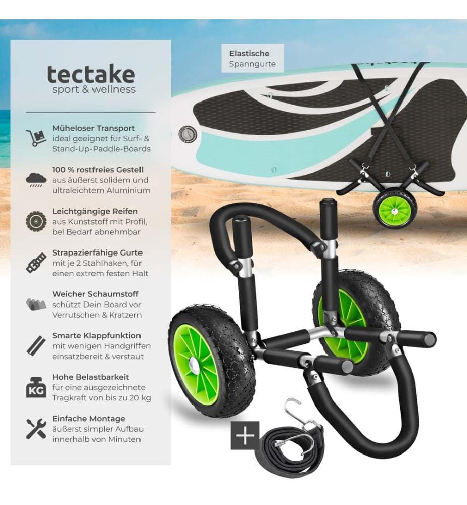Surfboard Transportwagen WaveWheel - einzel