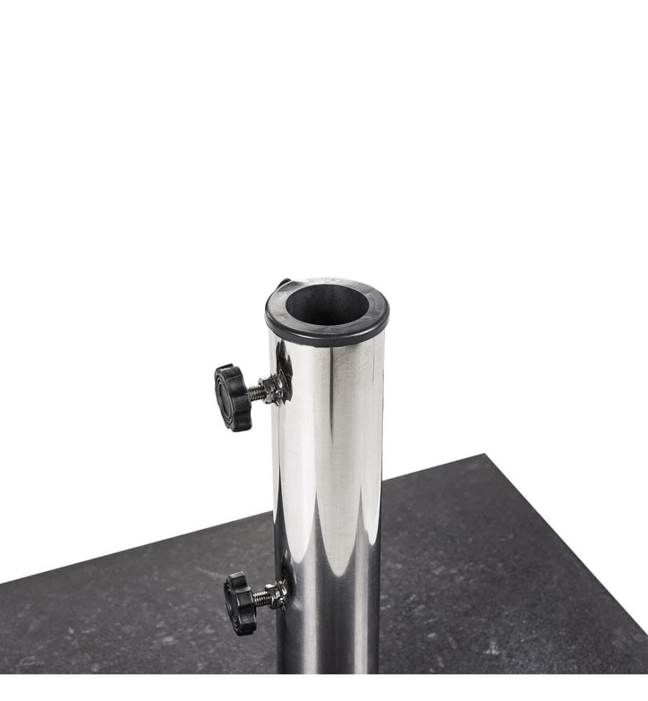 Base per ombrellone CEGGIA Nero Quadrata 25 kg