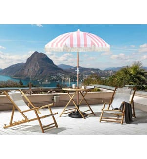 Patio Parasol 150 cm MONDELLO Pink