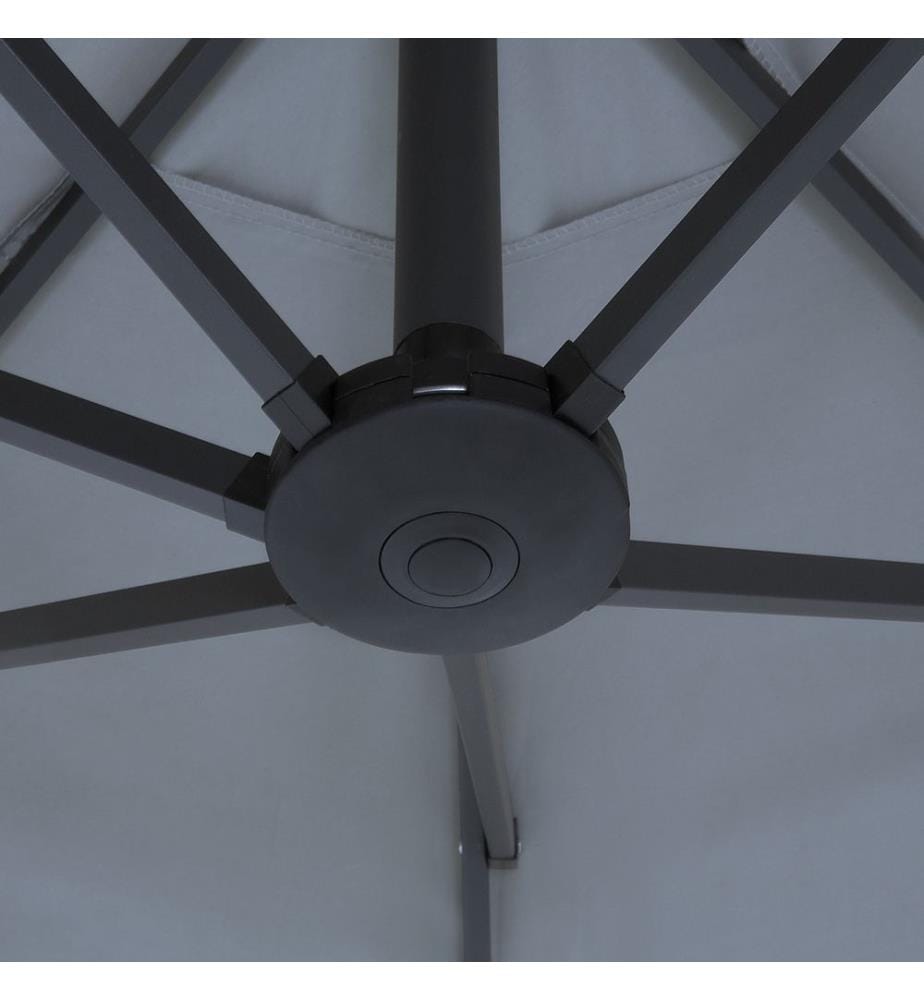 Sonnenschirm 460 cm SIBILLA Grau