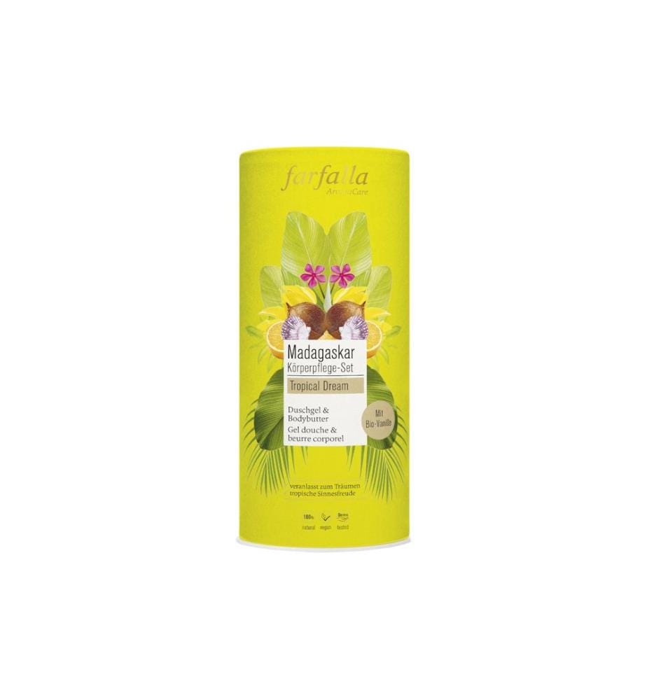 Farfalla - Coffret cadeau Madagascar soins du corps 2 pièces