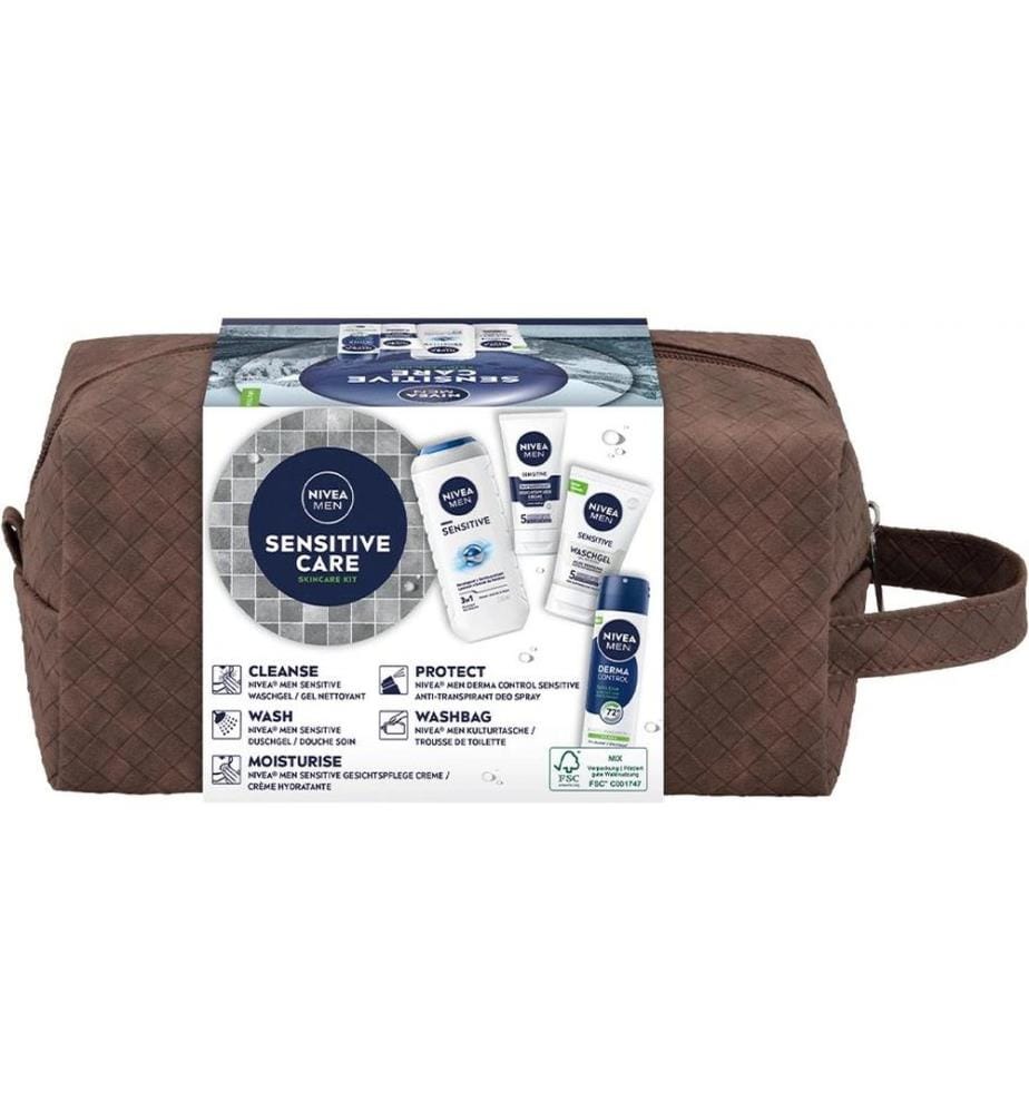 NIVEA MEN - Geschenkset Sensitive Care 4-teilig
