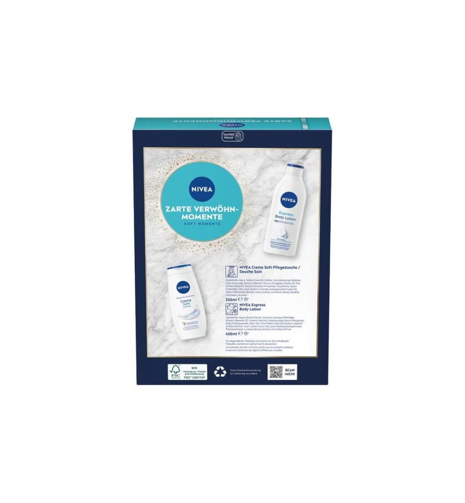 NIVEA - Geschenkset Soft Moments 2-teilig