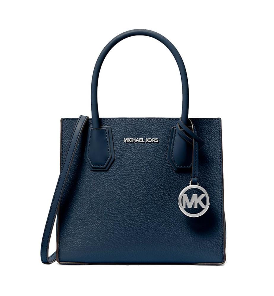 Shoulder Bag Mercer Medium Grain Leather - Navy