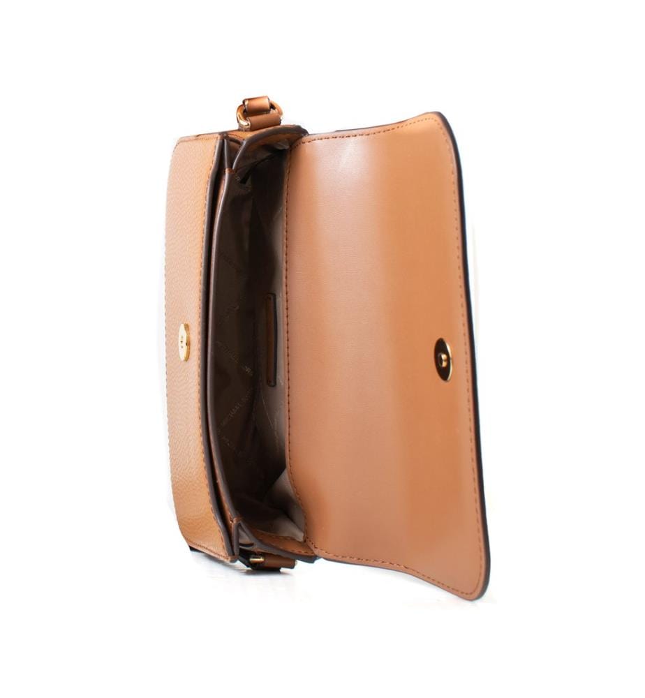 Borsa a tracolla Jet Set Travel Piccola pelle granulata - Marrone