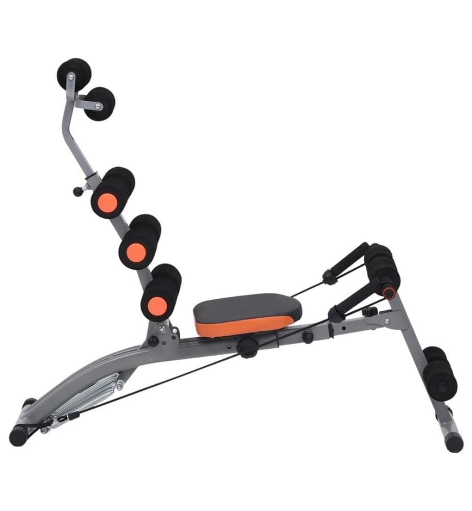 Bauchtrainer in L-Form mit Elastischen Bändern