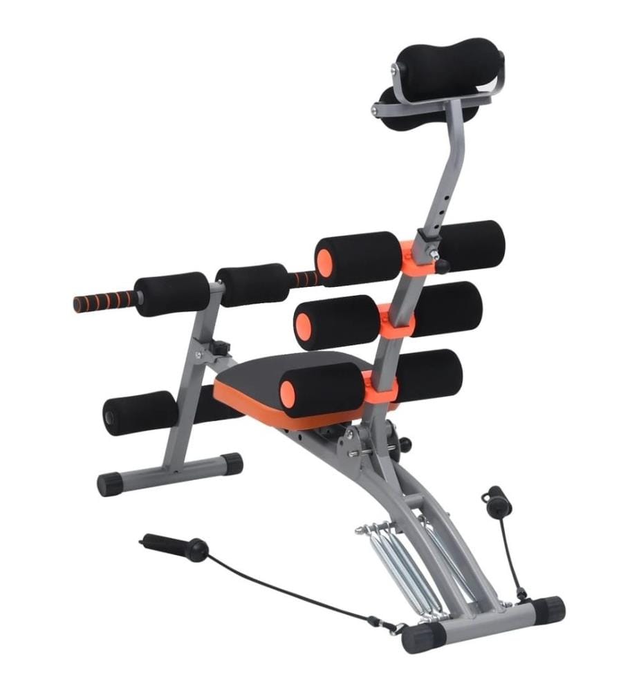 Bauchtrainer in L-Form mit Elastischen Bändern