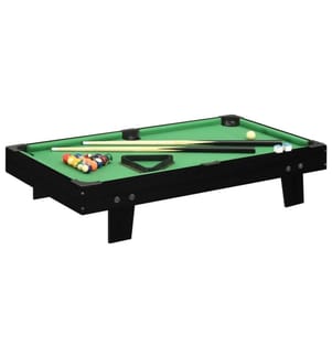 3-Fuss Mini-Billardtisch 92x52x19 cm Schwarz und Grün
