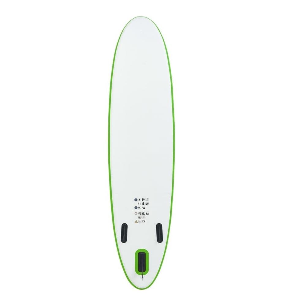 Ensemble de planches SUP gonflables Vert et blanc