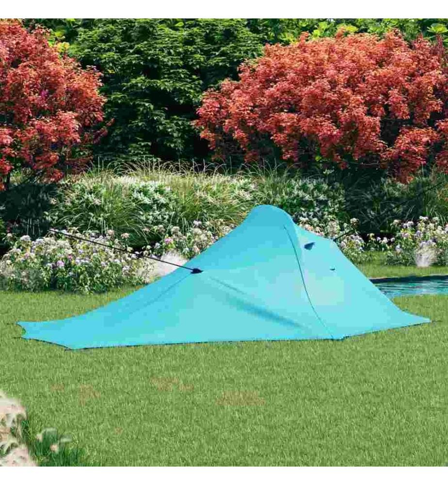 Campingzelt 317x240x100 cm Blau