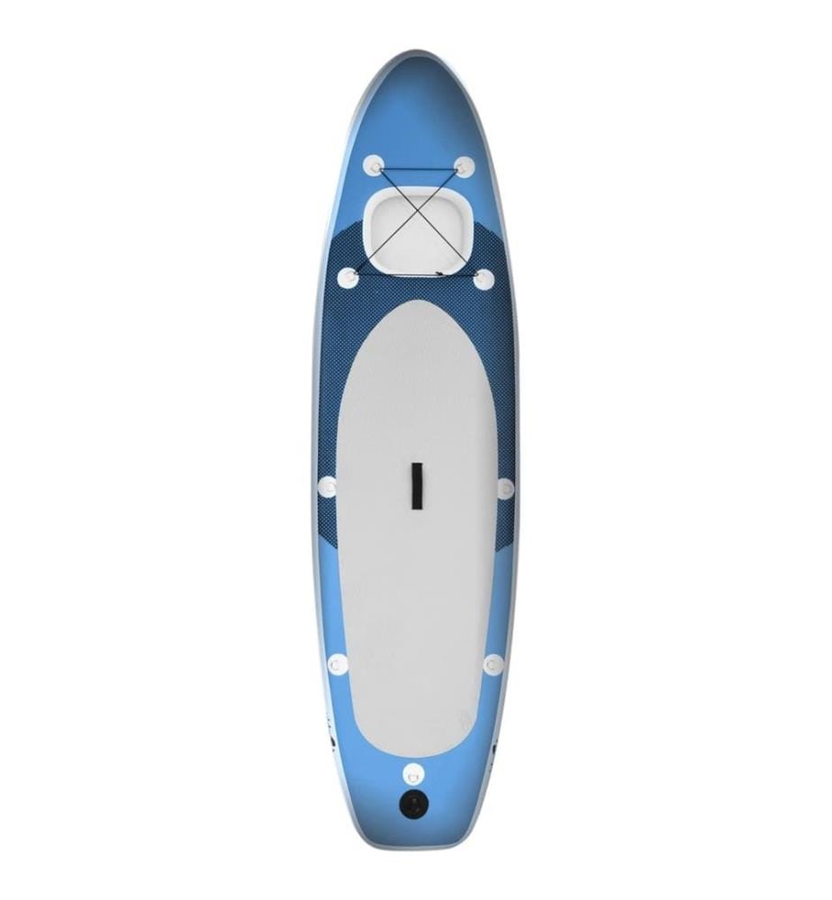 SUP-Board-Set Aufblasbar Marineblau 300x76x10 cm
