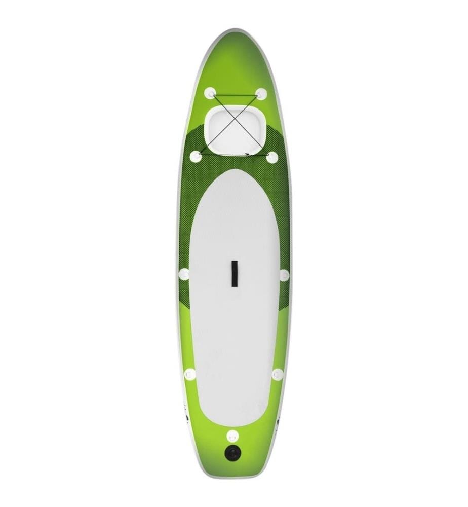 SUP-Board-Set Aufblasbar Grün 360x81x10 cm