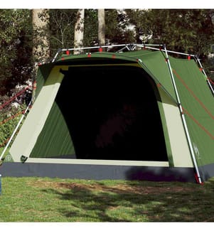 Campingzelt 4 Personen Grün Quick Release