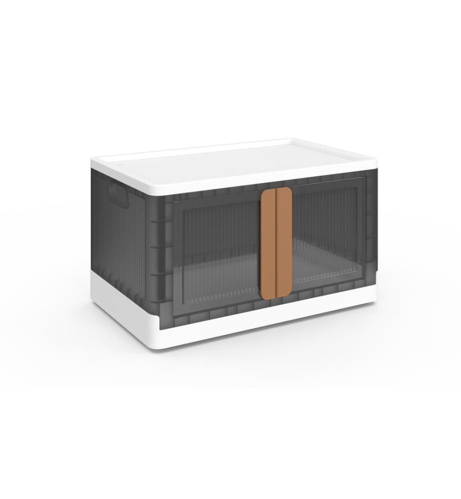 Set of 2 stackable storage boxes 72L