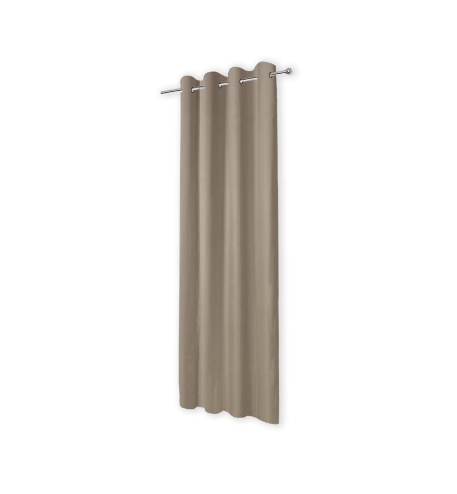 Lot de 2 Rideaux thermiques taupe 135x240 cm - Taupe