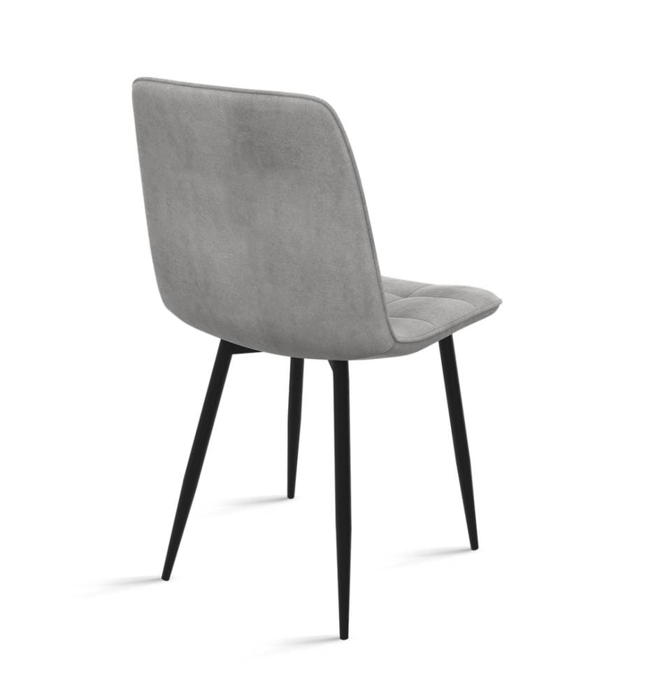 Set di 6 Sedie Linda 46 x 55 x 88 cm - Grigio Chiaro