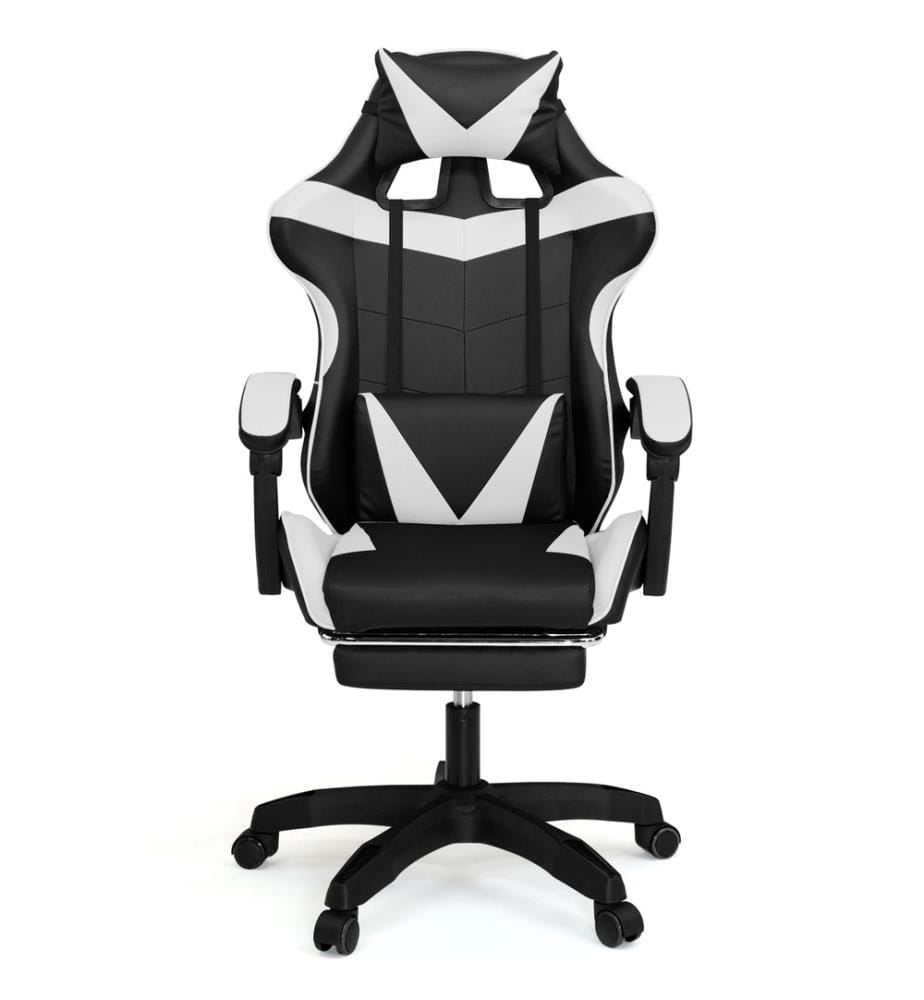 Office Chair 63 x 62 x 114-124 cm - Black & White