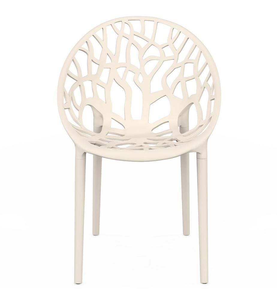 4er-Set Mira-Gartenstühle – Beige