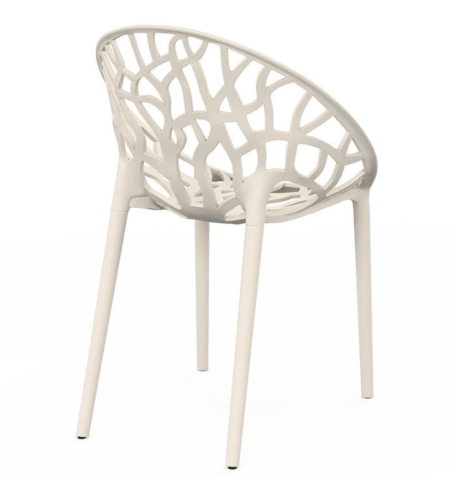 4er-Set Mira-Gartenstühle – Beige