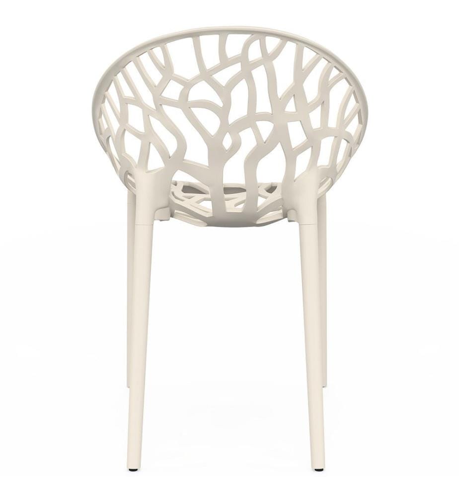 4er-Set Mira-Gartenstühle – Beige