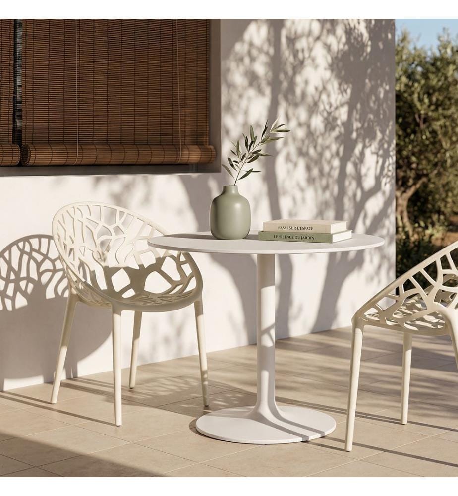 4er-Set Mira-Gartenstühle – Beige