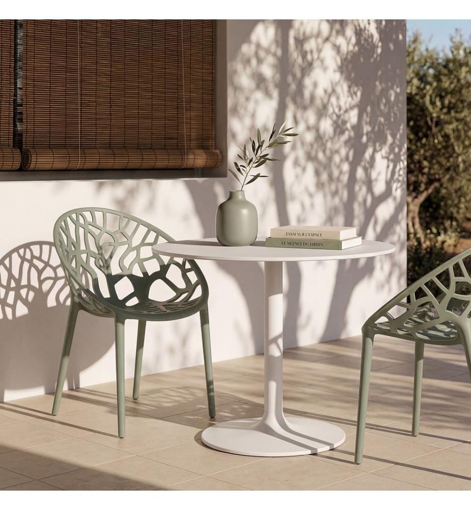 4er-Set Mira-Gartenstühle – Grün