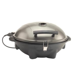 Grill Barbecue mit Wagen, zusammenklappbar, 1500 W - Schwarz