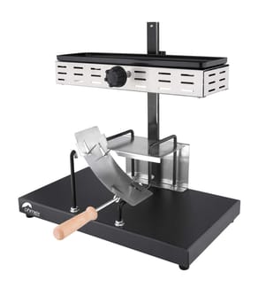 Raclette-Grill - Schwarz und Silber