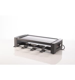 Raclette-Grill 8 Personen Antihaft-Platte: 38x19,5cm