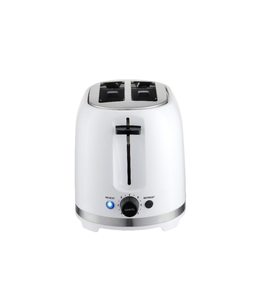 2-slice toaster - white Defrost function, white - 750-800 W