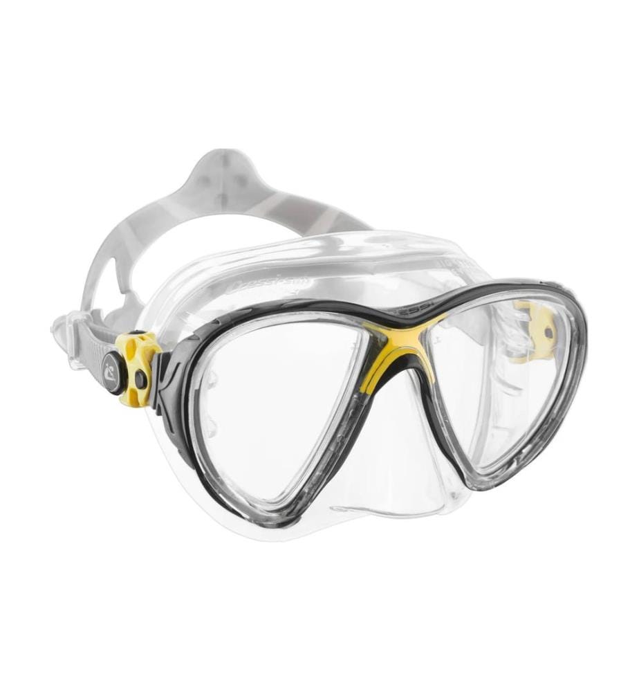 CRESSI - Tauchmaske Big Eyes Evolution Crystal Mask Crystal/Yellow