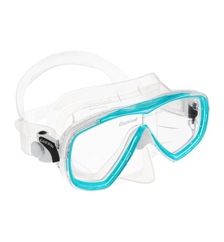 CRESSI - Masque de plongée Estrella Clear/Aquamarine