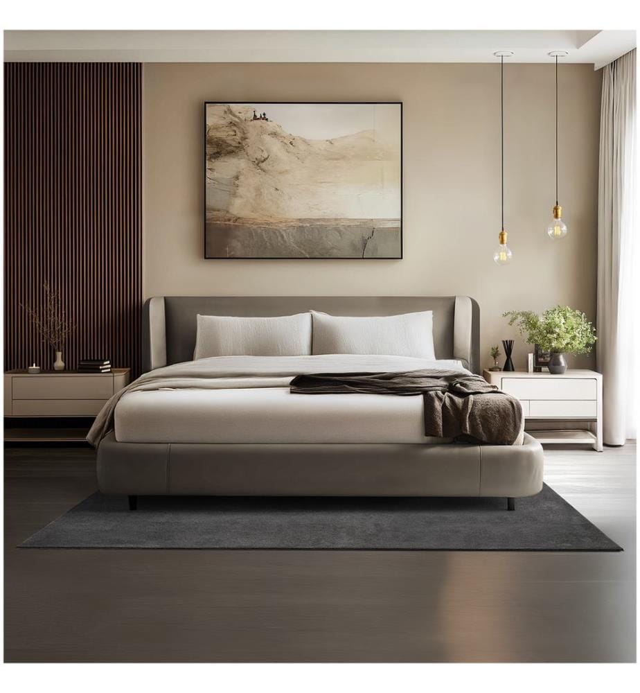 Kurzflorteppich Soft Zone - anthrazit, 140 x 200 cm