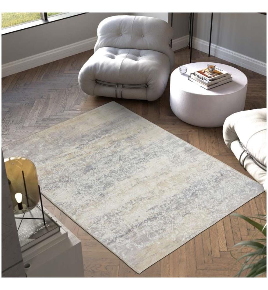 Washable Rug Dalia - various sizes, faded pattern, easy-care short pile, non-slip - 160 x 230 cm