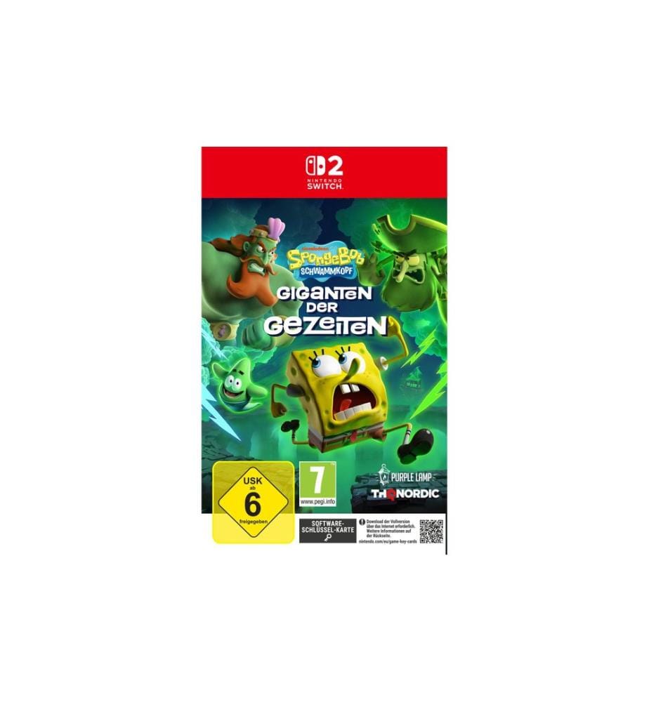 THQ - Bob l'Éponge: Les Géants de la Marée (Carte de jeu)