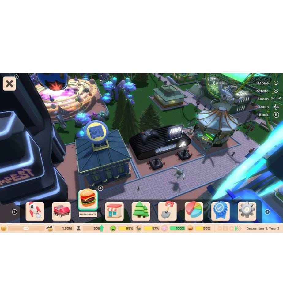 Atari Games RollerCoaster Tycoon Adventures Deluxe [NSW] (D) (Boîte)