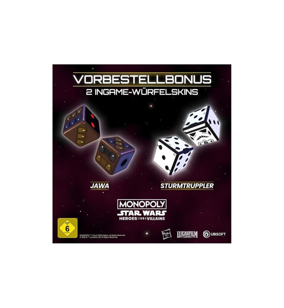 Ubisoft Monopoly : Star Wars Heroes vs Villains SW (Boîte)