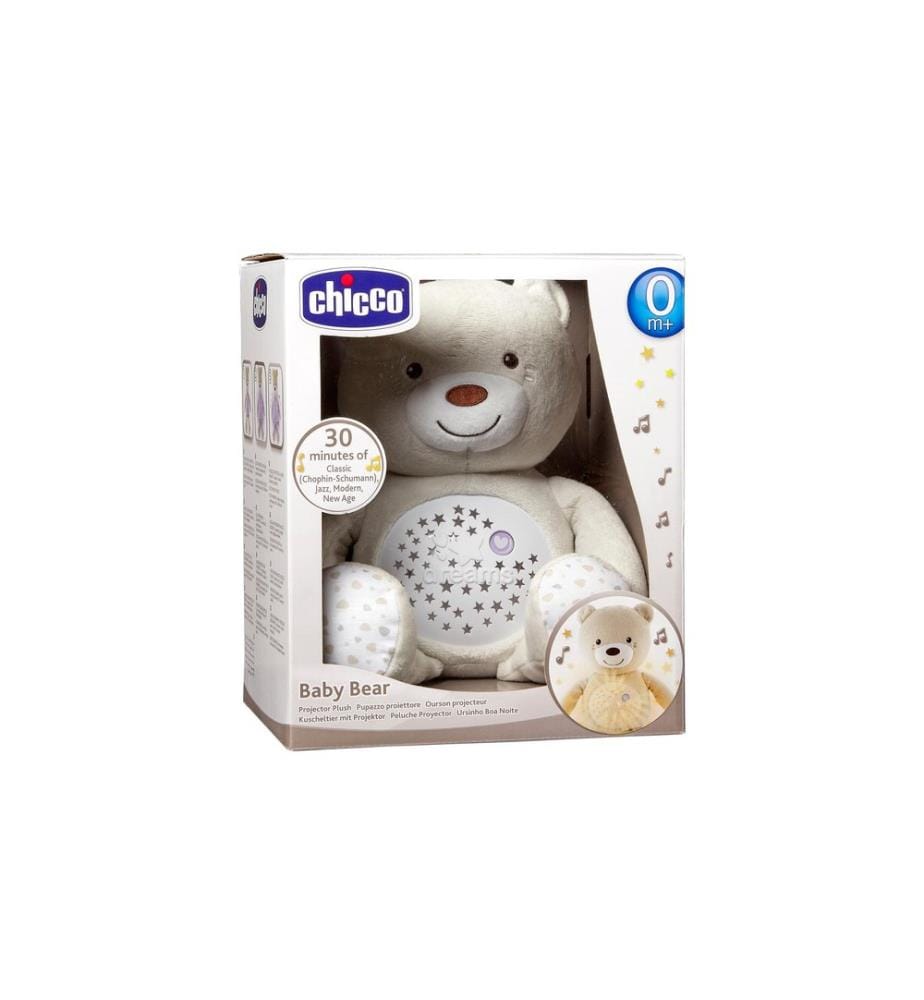 CHICCO - Projecteur Ours en peluche avec projections lumineuses et musique