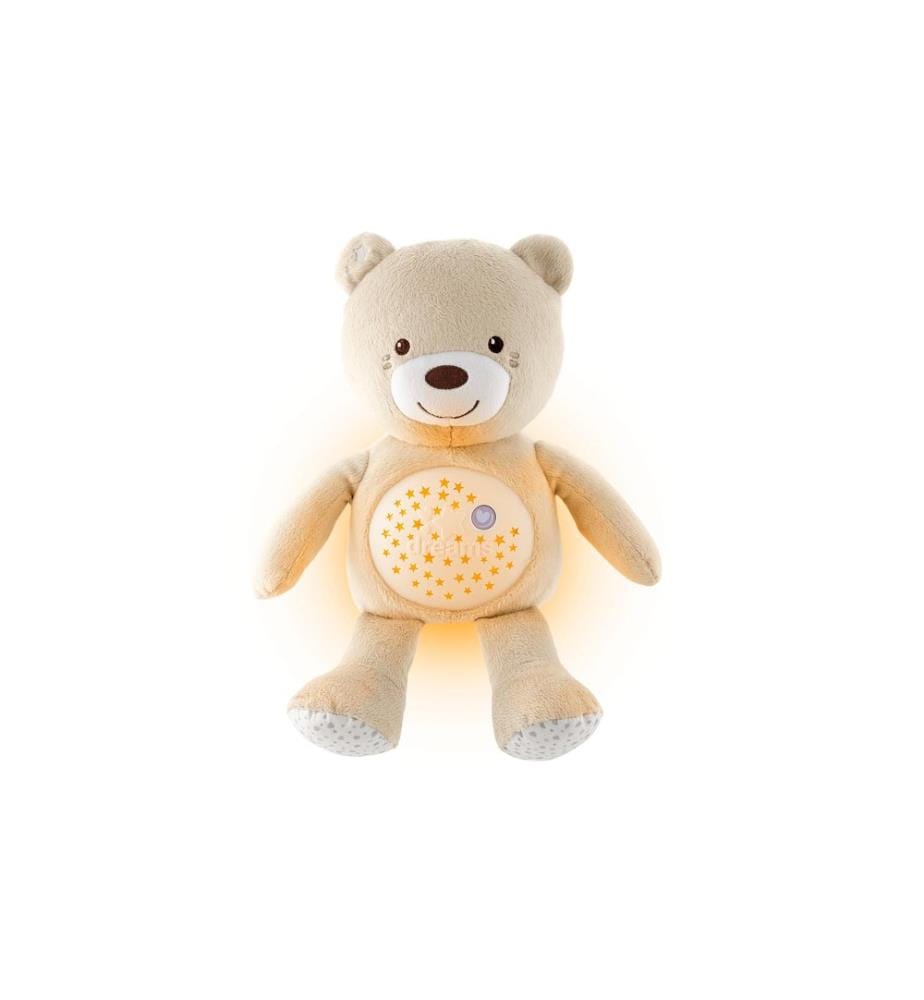 CHICCO - Projecteur Ours en peluche avec projections lumineuses et musique