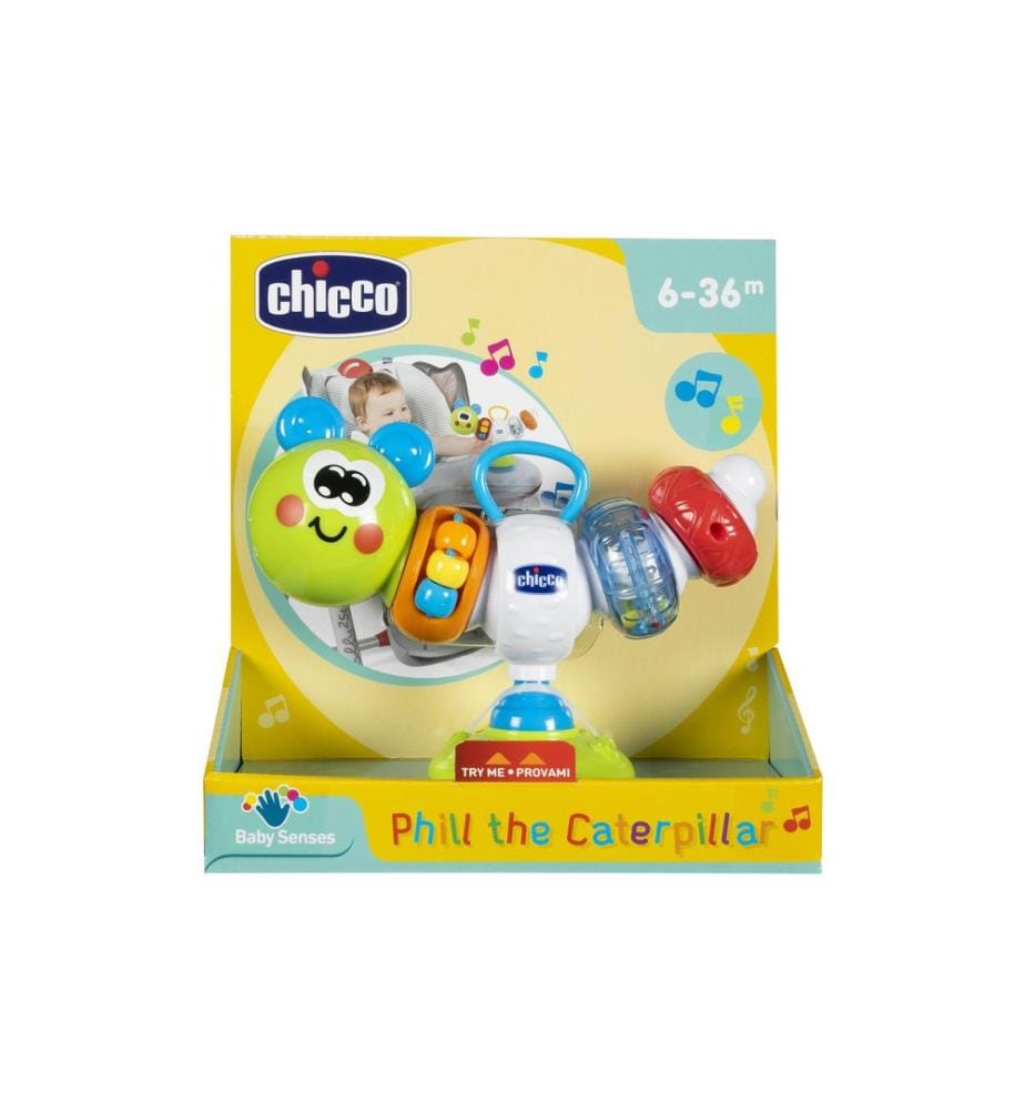 CHICCO - Jouet pour chaise haute Phill La chenille