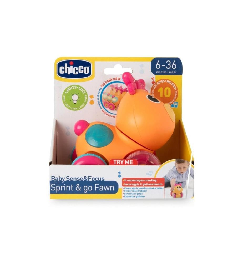 CHICCO - Schiebespielzeug Sprint und los Reh