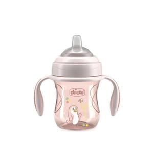 CHICCO - Tasse à boire Coupe de la Transition Rose, 4m+