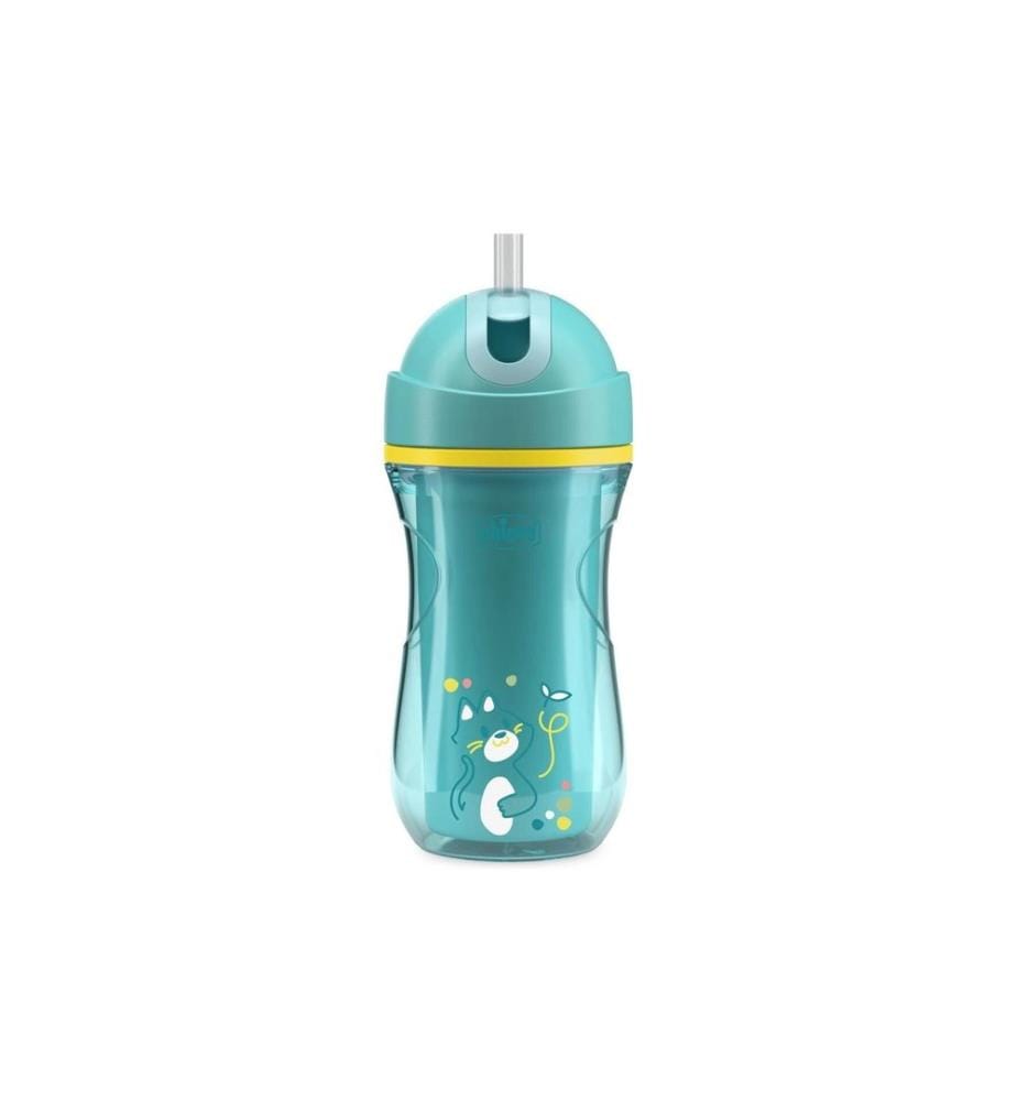 CHICCO - Kindertrinkbecher Sport Cup Blau, 14m+
