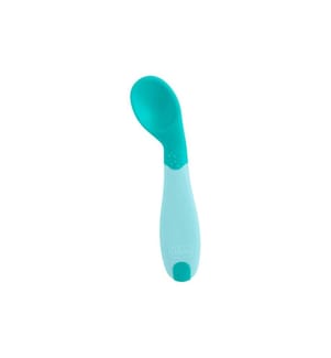 CHICCO - Cuillère pour enfants Coudé, bleu, 8m