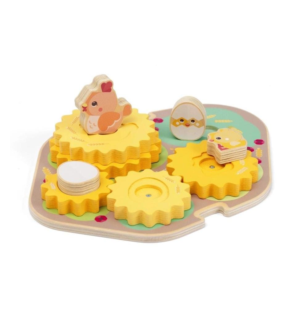 CHICCO - Set de jeu poules dans la botte de foin